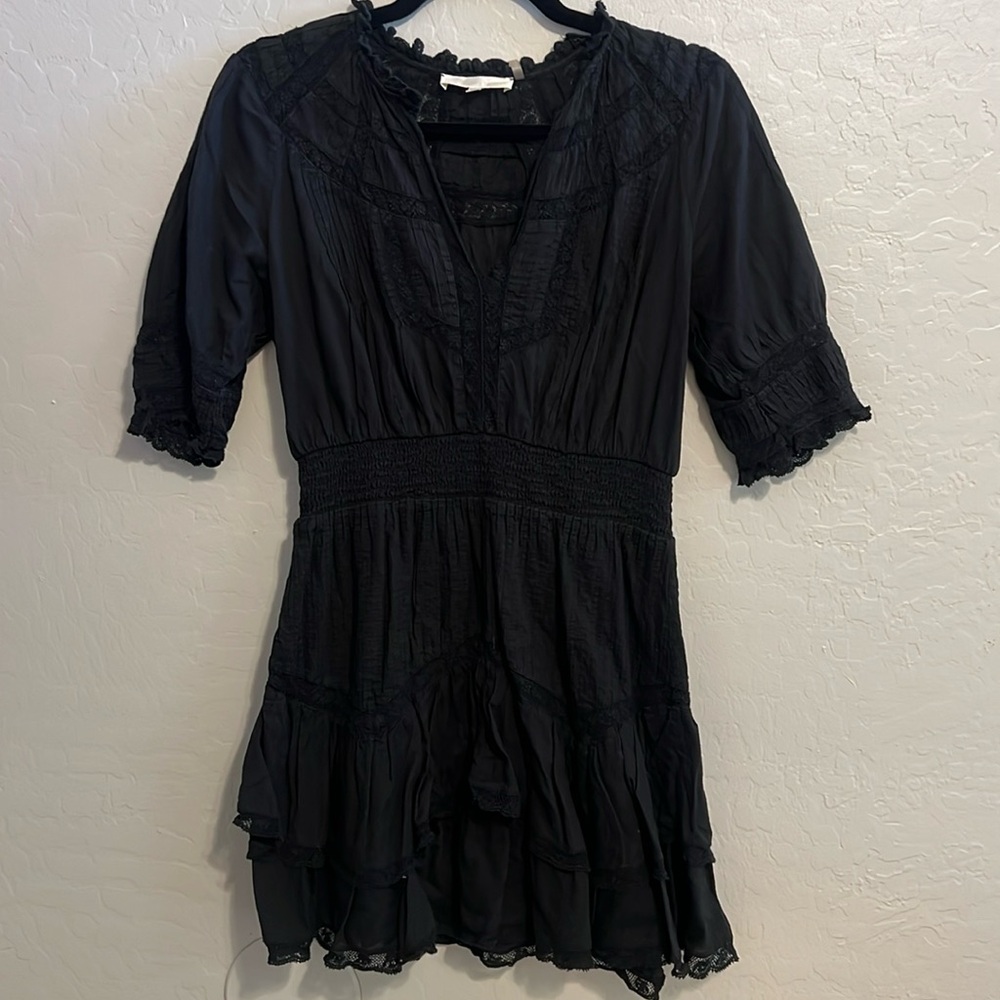 LoveShackFancy Clovis A Line Dress